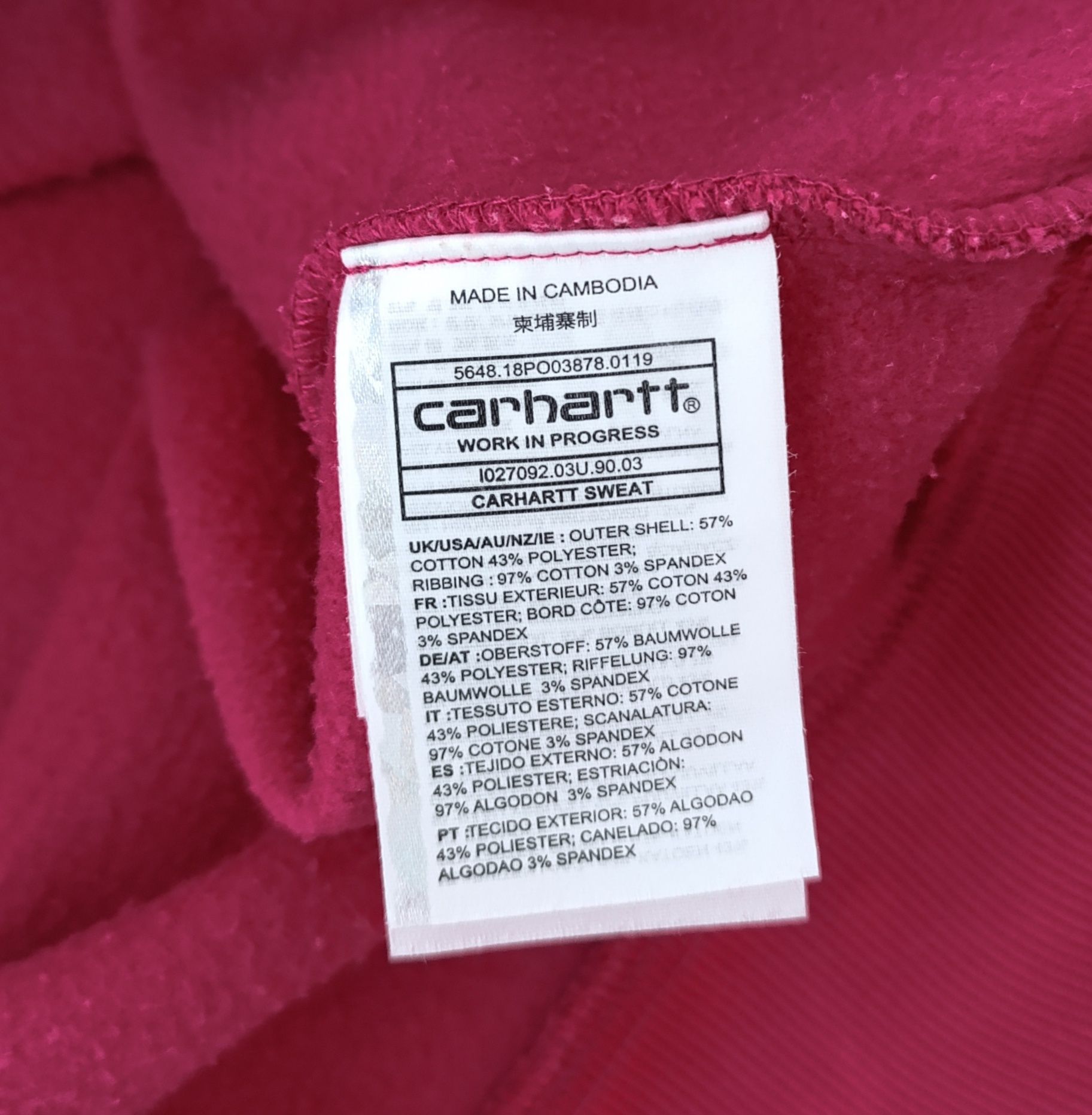 Світшот Carhartt WIP оригінал толстовка кастом кофта худі
