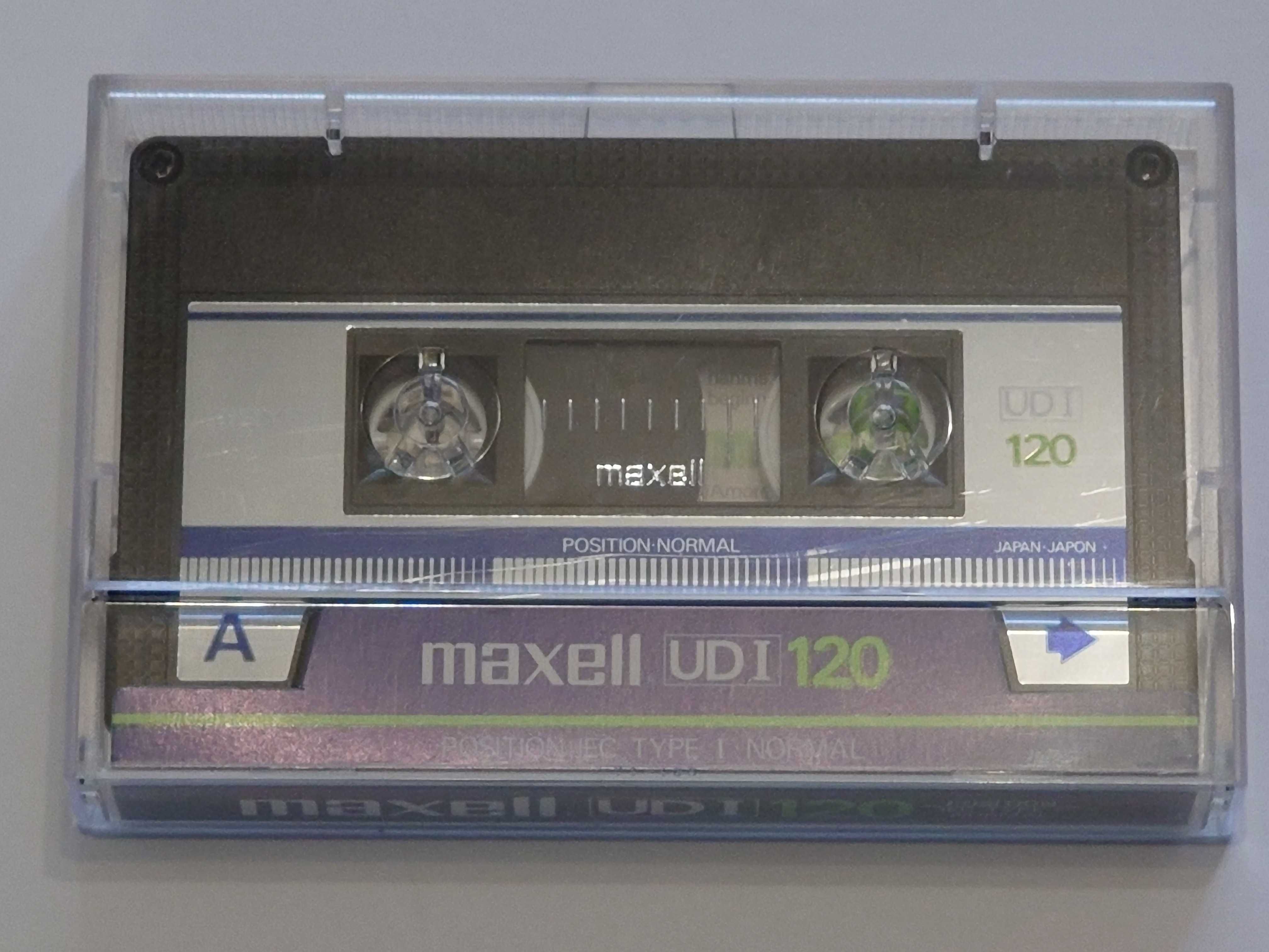 Maxell UDI 120 na lata 1985/87 rynek Europejski - używana!
