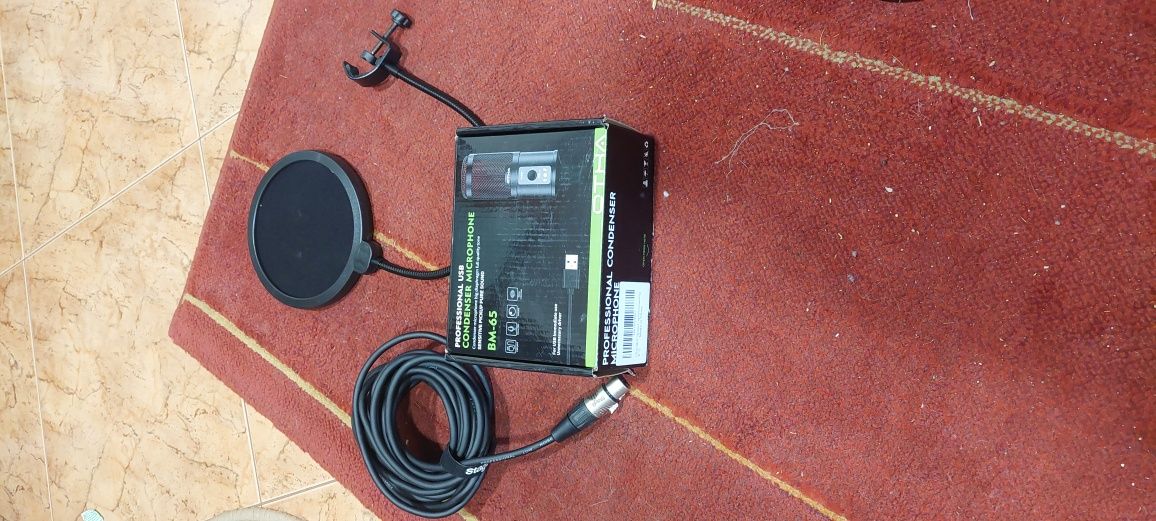 Conjunto microfone
