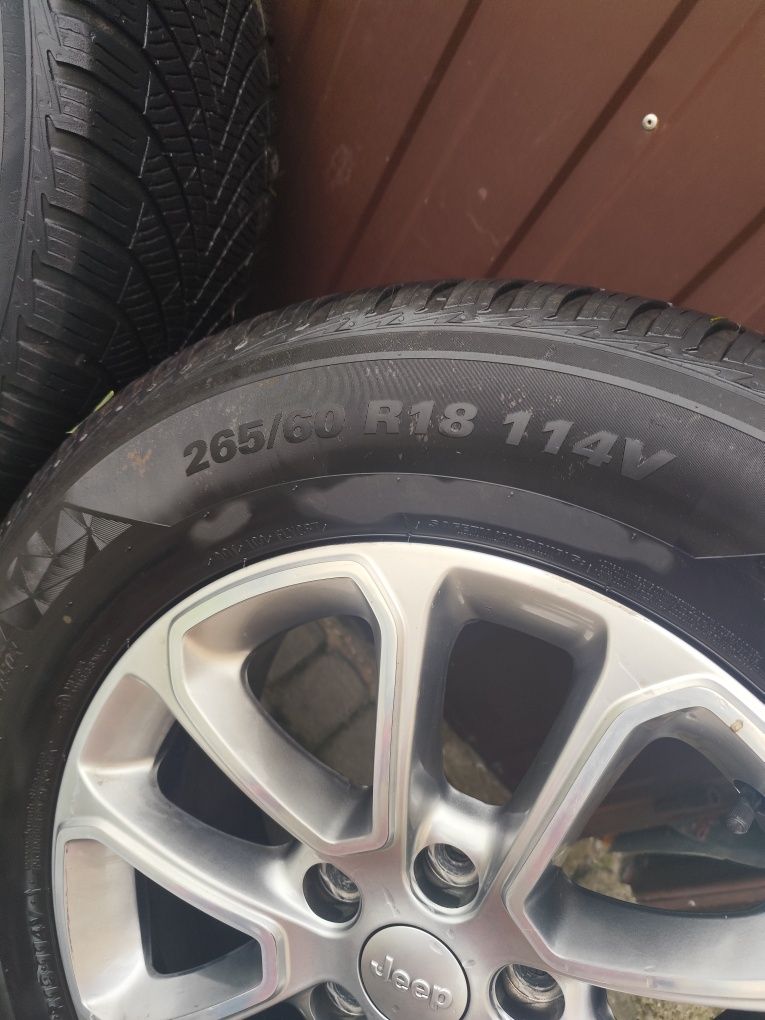 Koła 18" 5x127  Kumho 265/60/R18 Jeep Fiat Dodge Chrysle 2022 wielosez