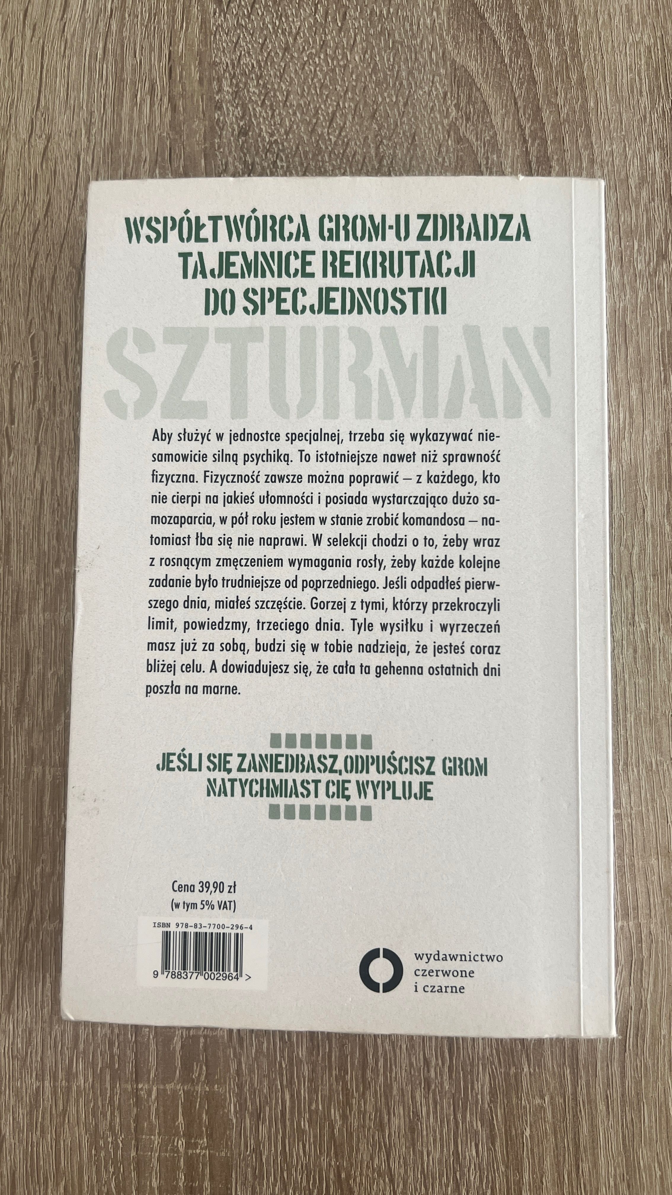 Książka szturman Ppłk Krzysztof Przepiórka