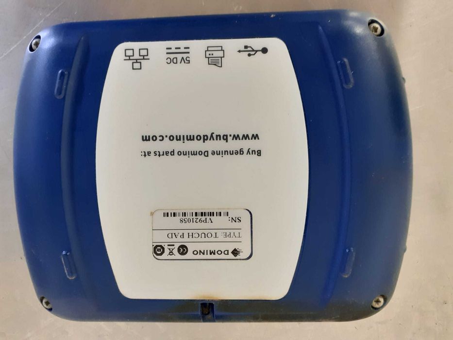 Datador Domino de transferência térmica com Touchpad