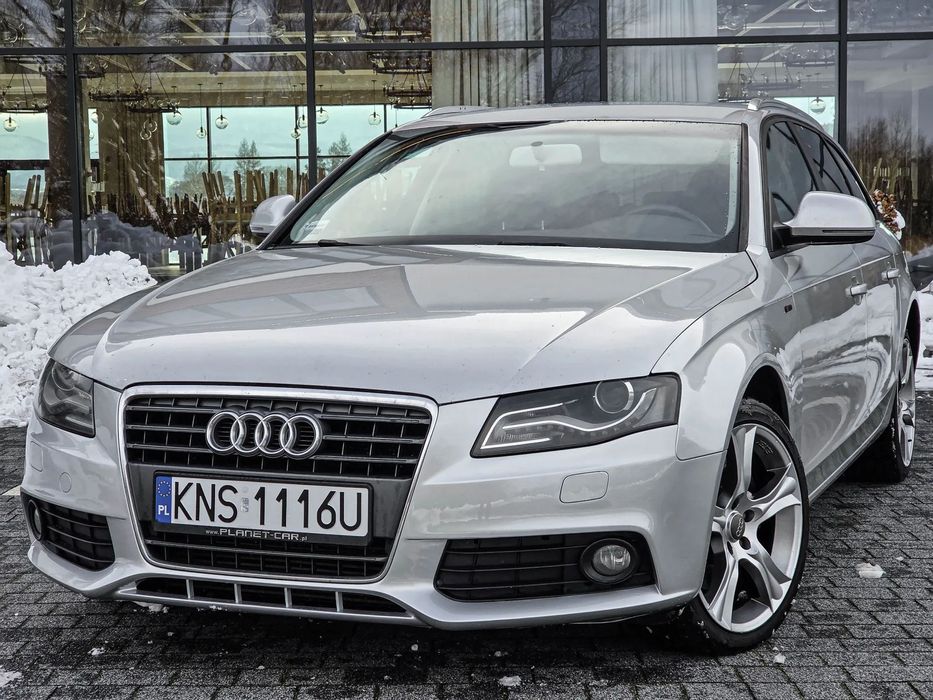 Audi A4 Avant 2009 Audi A4 B8 Avant 2.0 TDI 143 KM Xenon Navigacja Hak S-line