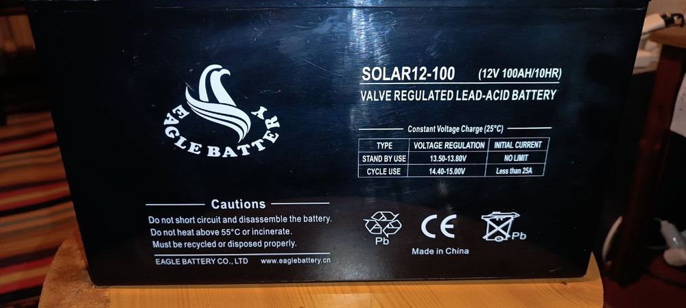 Акумулятор гелевий АКБ 12в 100Аг