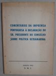Livro PA-5 - Comentários da Imprensa à Declaração do Sr. Presidente