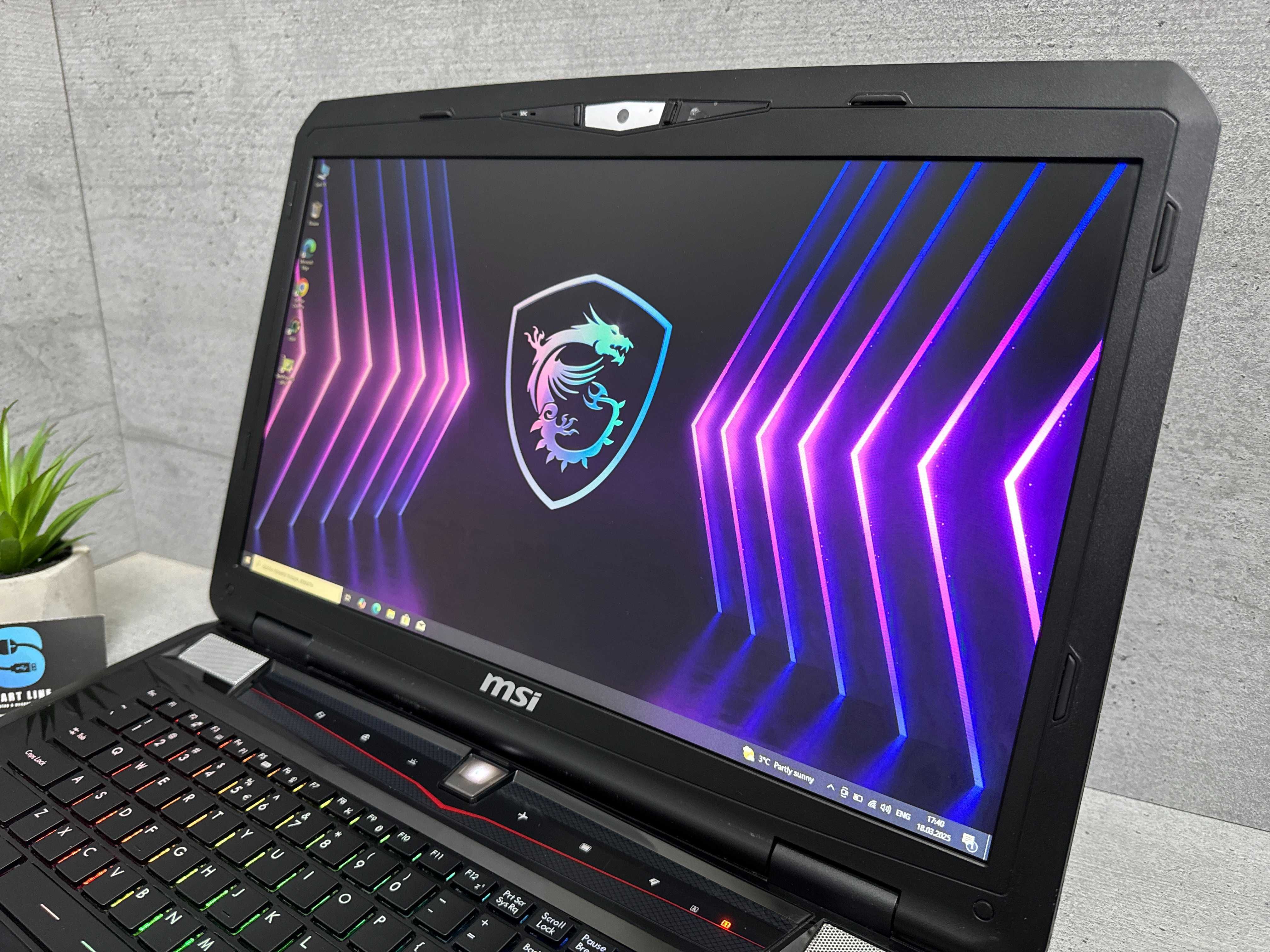 AMD Radeon/Ігровий ноутбук Msi MS-176K/17.3/12 ddr3/FullHD ips/256 ssd