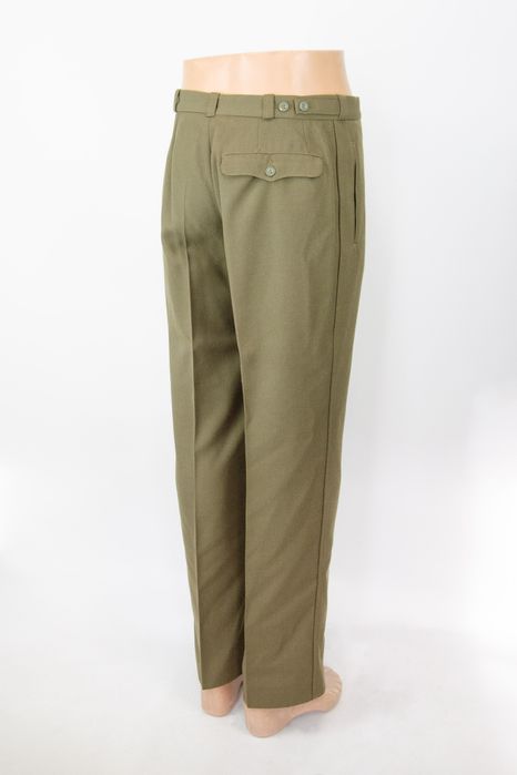 spodnie gabardynowe oficera wojsk lądowych prl