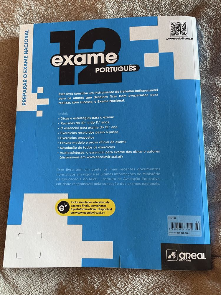Livro de preparacao para o exame nacional de portugues