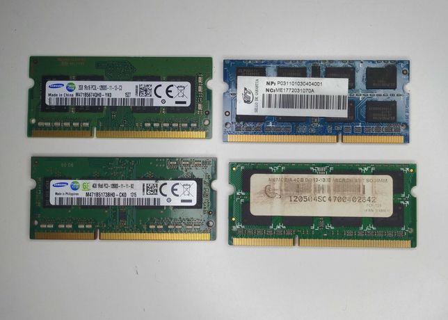 Memórias RAM 4GB DDR3