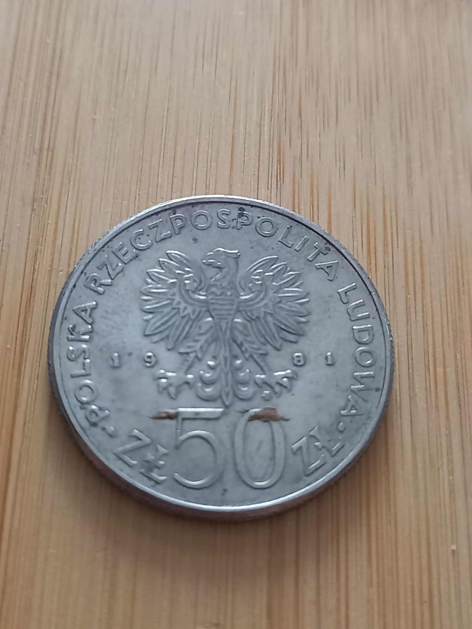 Moneta 50 zl Bolesław śmiały 1981