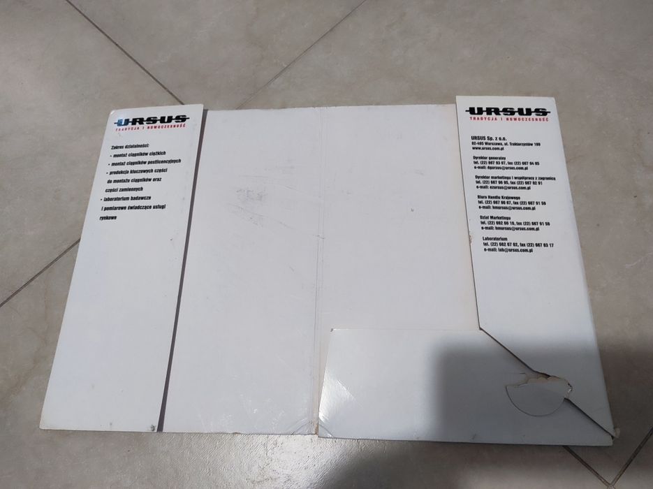 Teczka papierowa retro ZM urdus