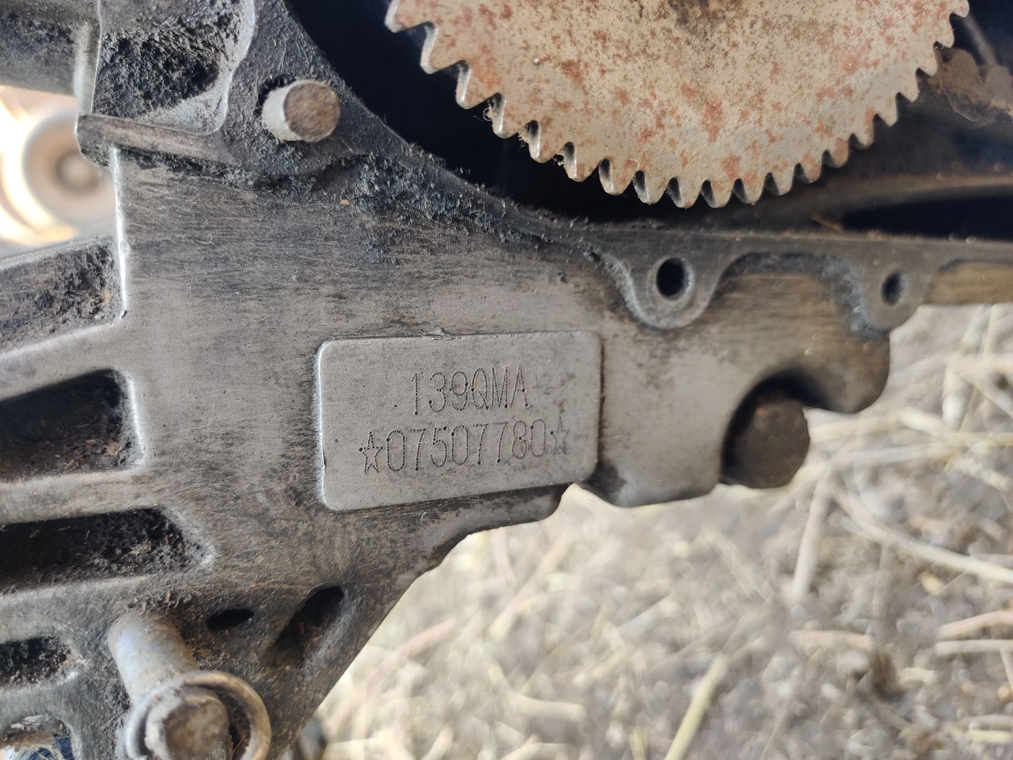 Робочий Двигун 4T GY6 80cc 139QMA, довгий під 13 дюймове колесо