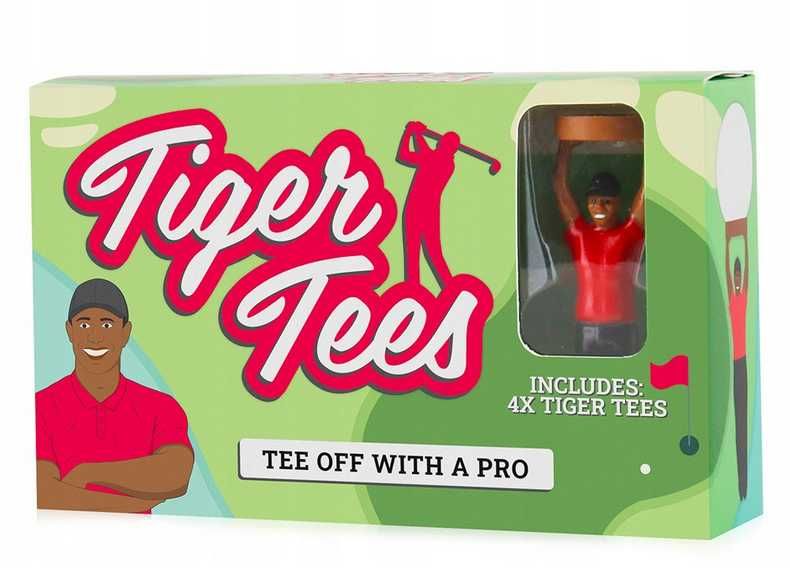 Podstawki kołeczki Tee golfowe TIGER figurka ludzik 4 sztuki