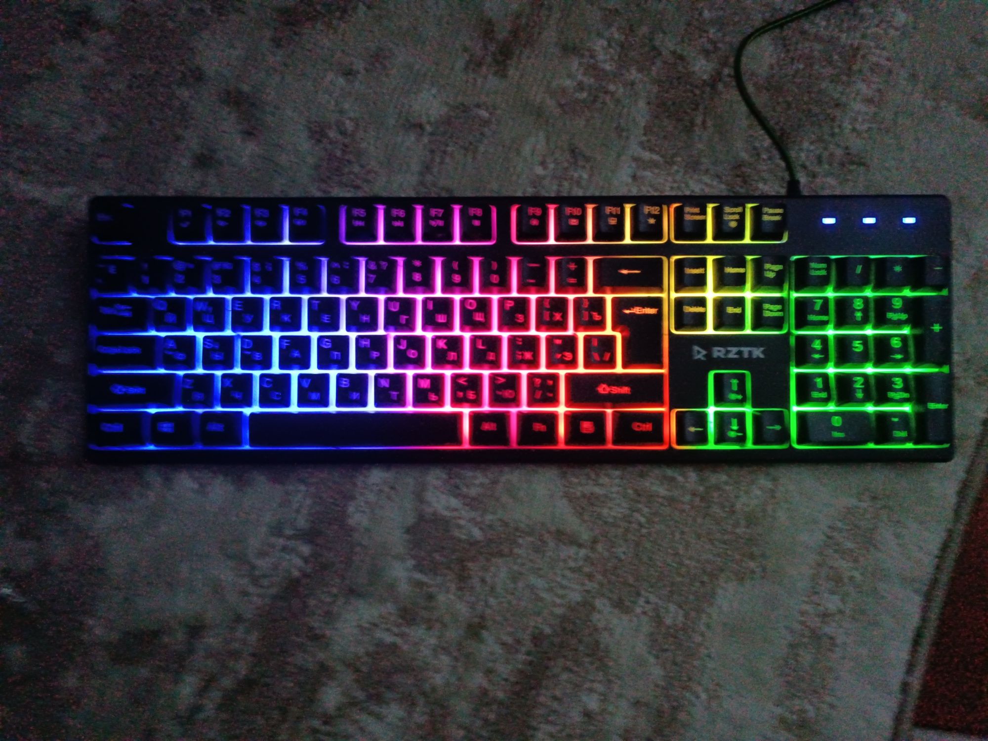 Клавіатура RZTK KB 310 Backlit