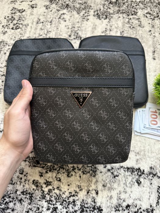 ПОДАРУНОК‼️ Сумка чоловіча через плече Guess vezzola, сумка мужская