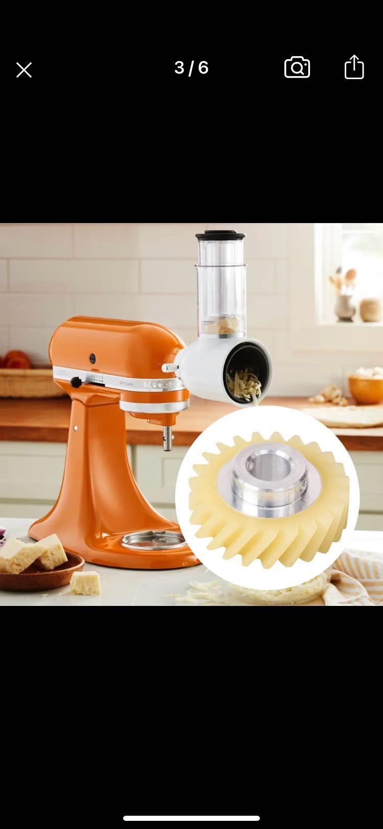 Przekładnia  ślimakowa miksera do mikserów KitchenAid