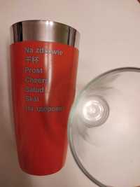 Shaker barmański - dwuczęściowy ze szkła i metalu