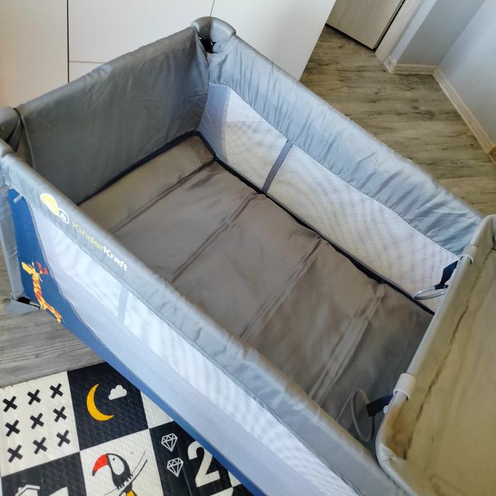 Kinderkraft Łóżeczko Turystyczne Joy granatowe