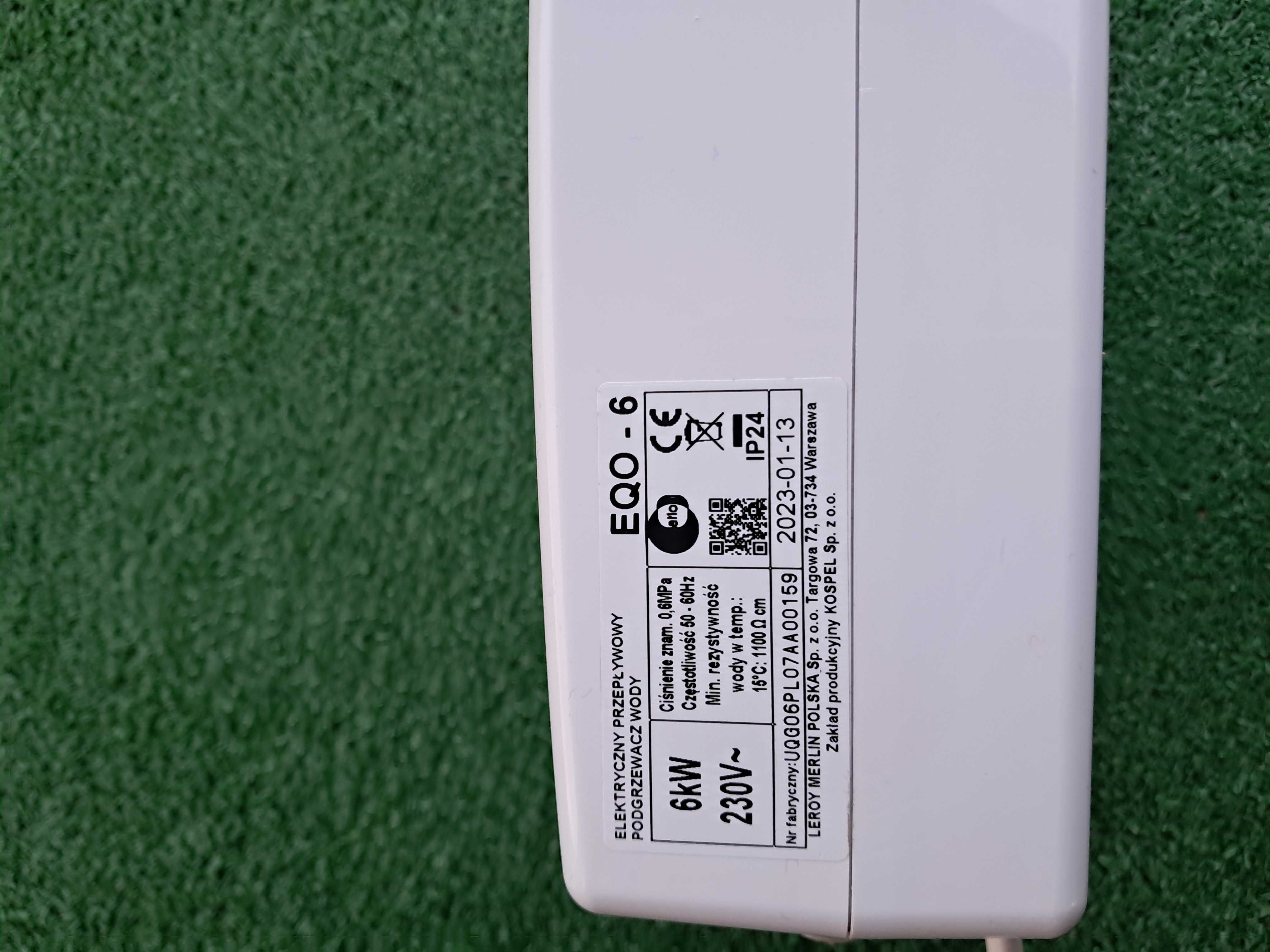 Podgrzewacz wody elektryczny przepływowy