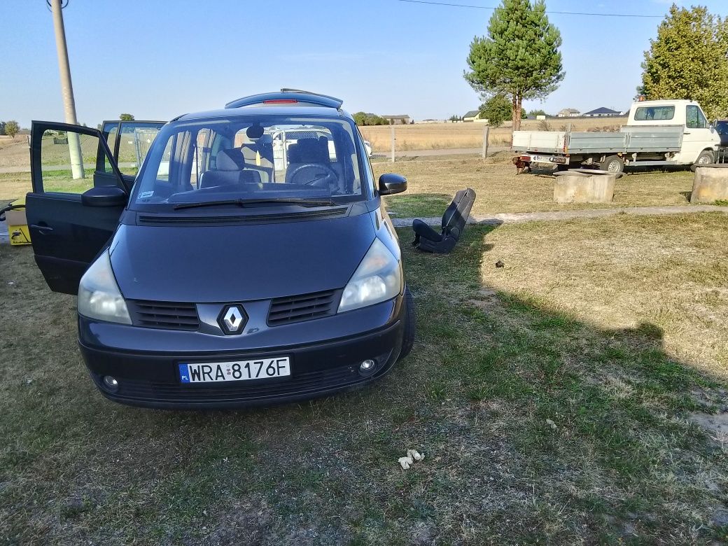 Renault Espace 2.0 Benz gaz 03 r klima hak 7 os zamiana