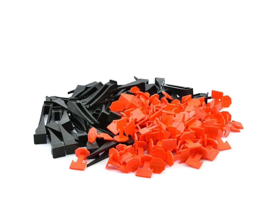 Клини монтажні вирівнювання плитки 100 клинів 700 затискачів G00436