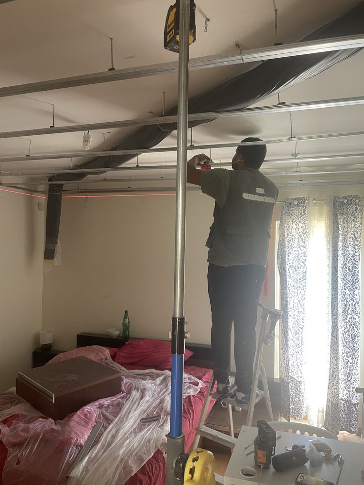 Pladur , pintura , e outros  remodelaçao geral .