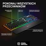 Gamingowa Klawiatura membranowa SteelSeries Apex 3 Czarny