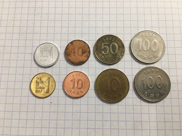 Korea monety obiegowe