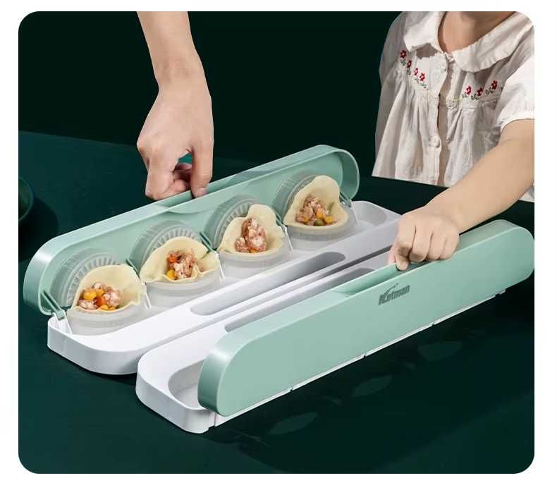 Maszynka forma do lepienia ugniatania 8 pierogów ciasta xxl