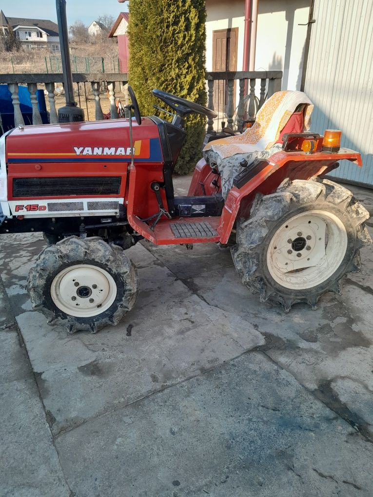 Трактор YanMar F15D + прицеп + фреза