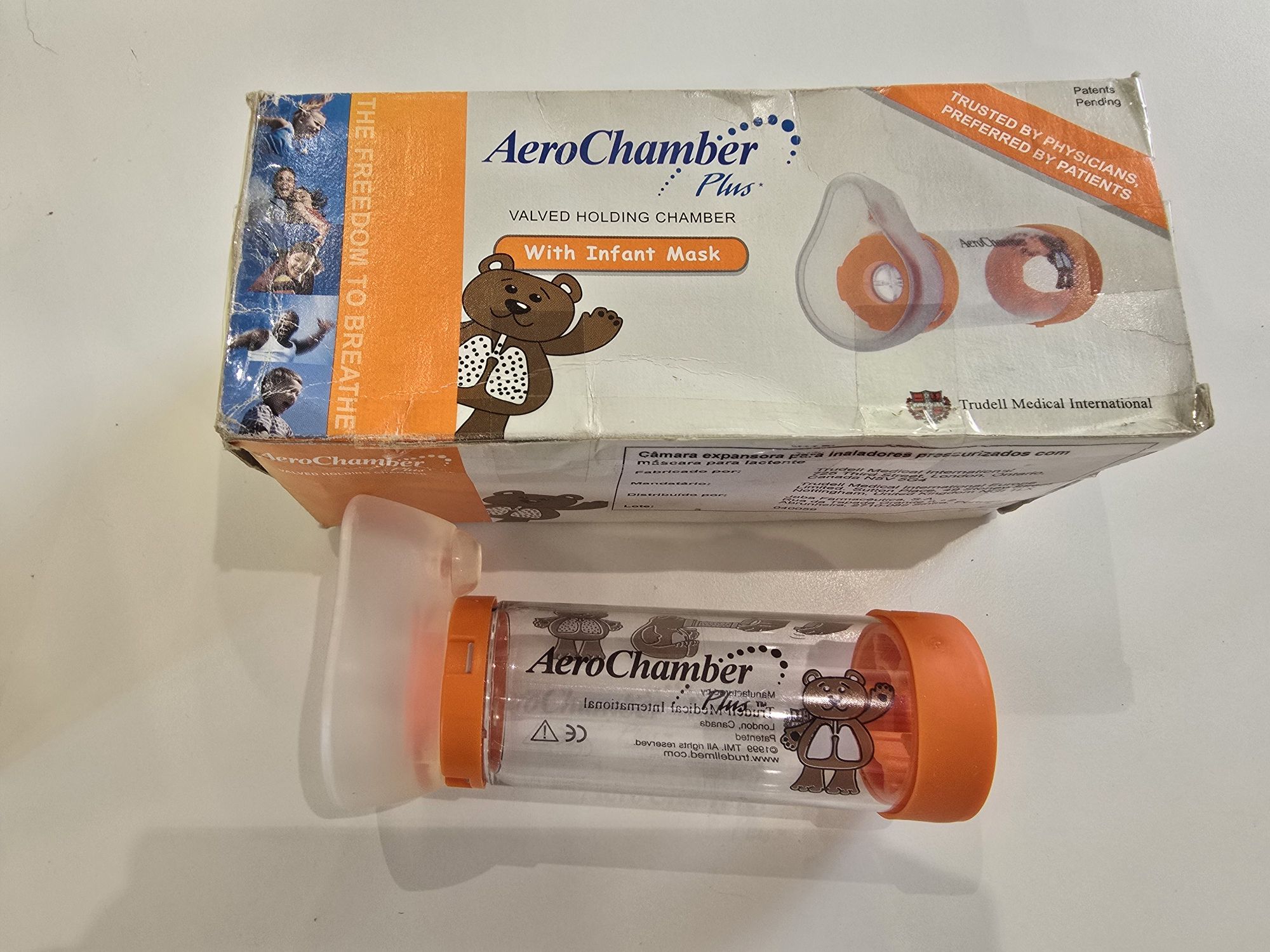 Câmara expansora Aerochamber Plus Flow - Tamanho Pequeno