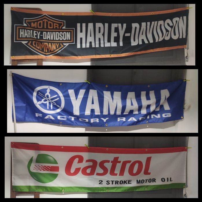 Bandeiras Faixas com 2,4m x 0,60m