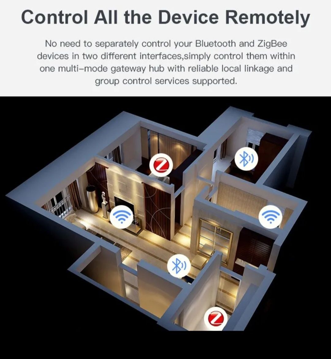 Gateway multi bluetooth e ZigBee