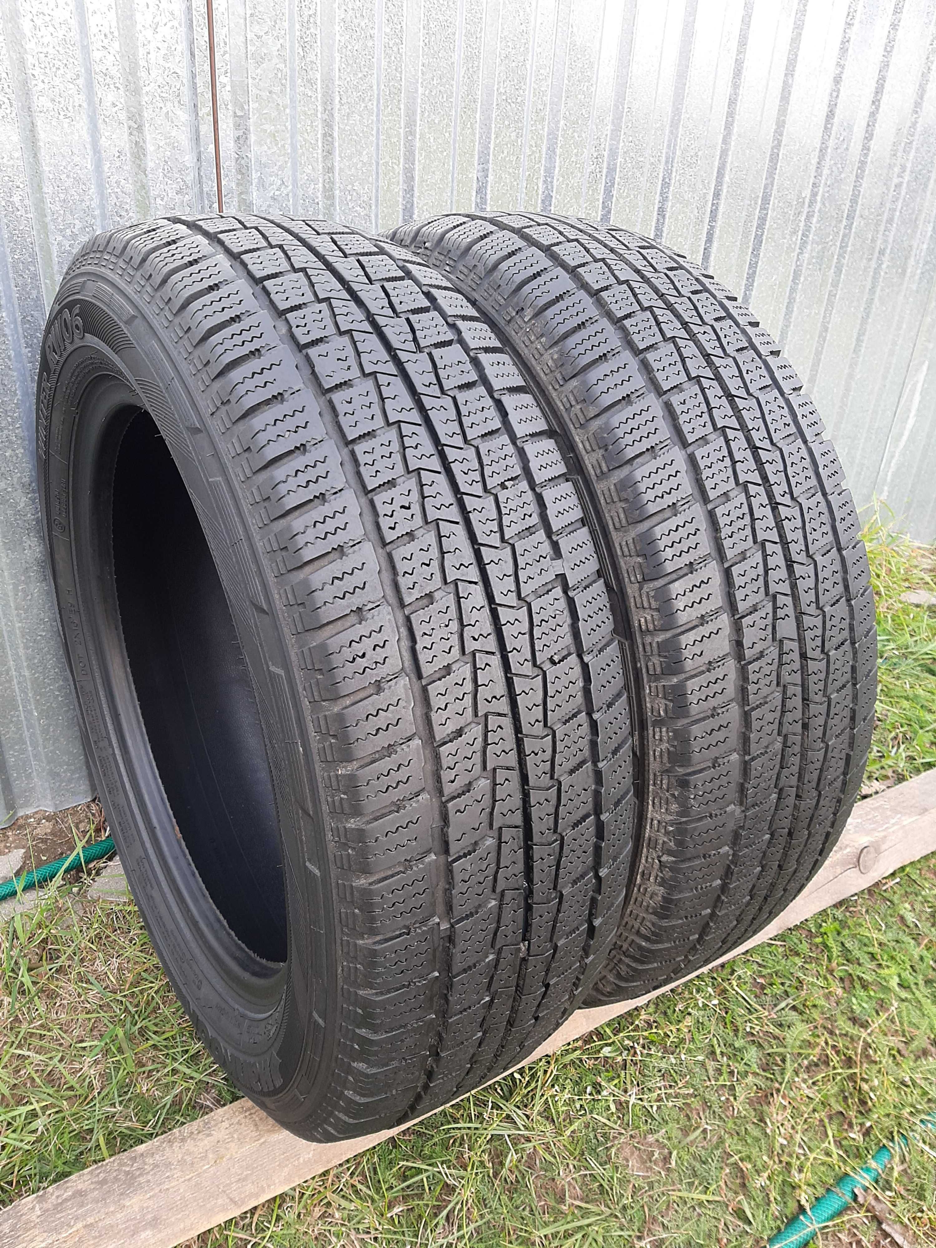 2x Opony zimowe 195/60/16C Hankook Winter RW06 / 2016r 6mm