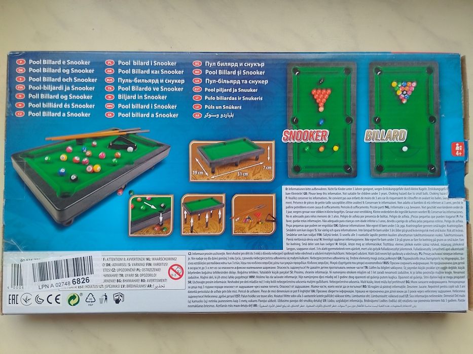 Boris stół do bilarda i snookera