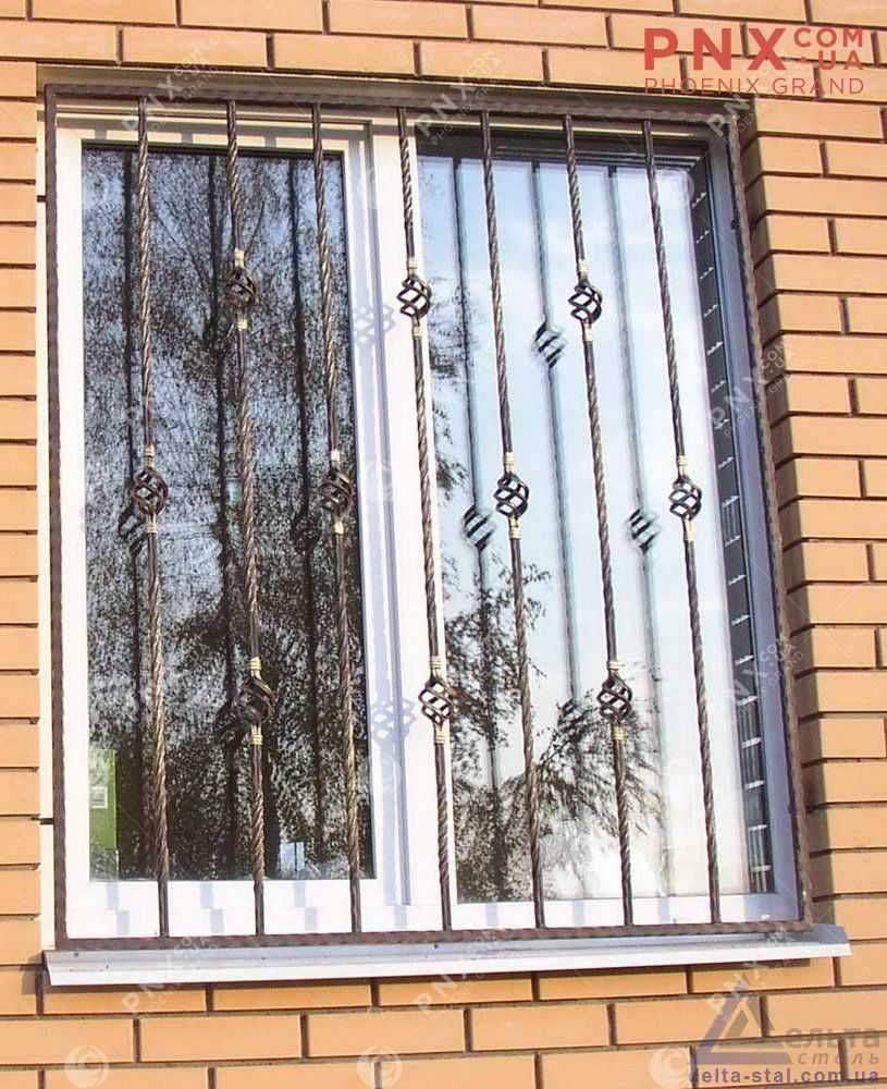 Кованні решітки на вікна (Кованные решетки на окна)