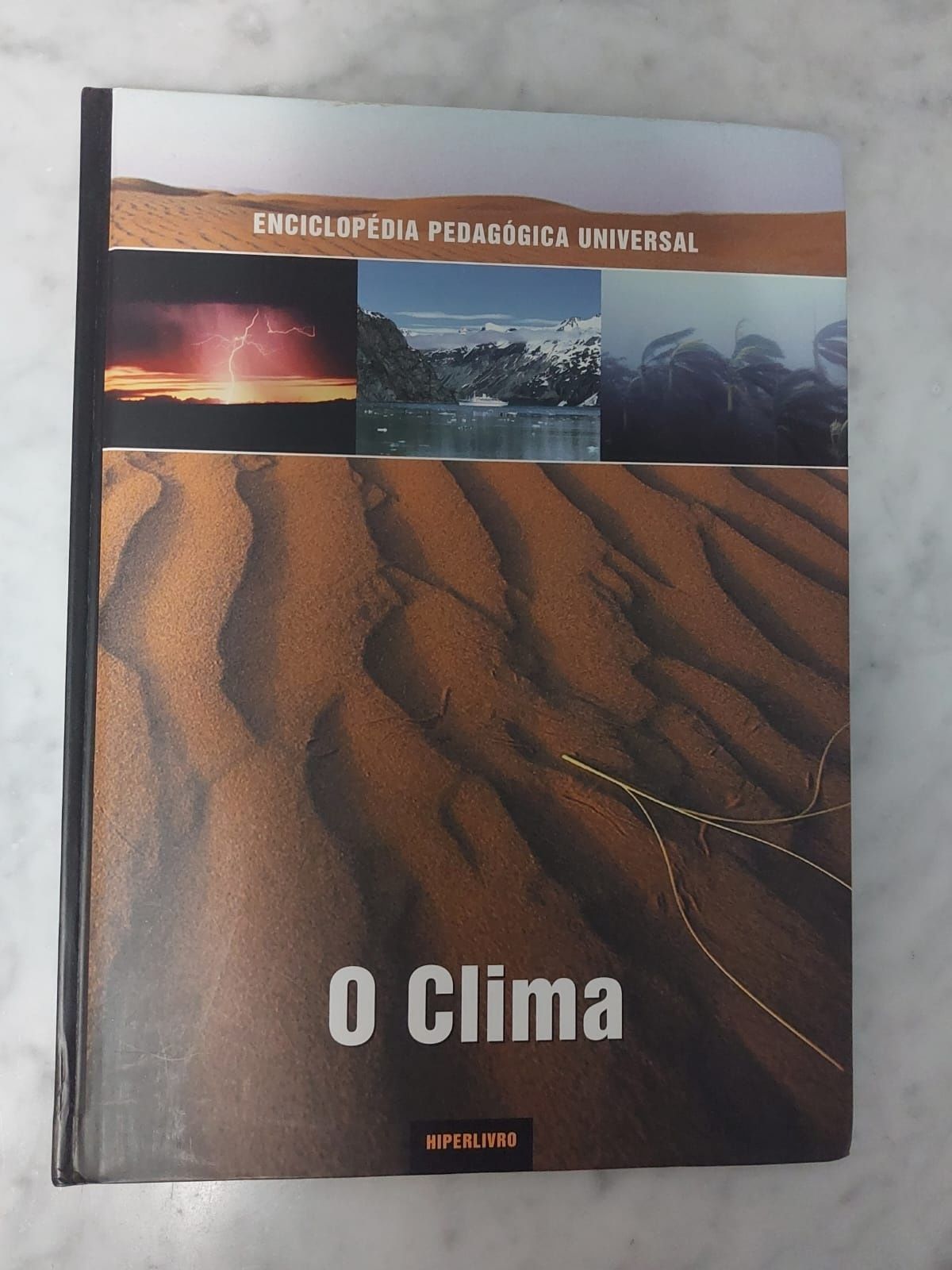 Livro Enciclopédia "O Clima" e "Árctico é Antárctida"