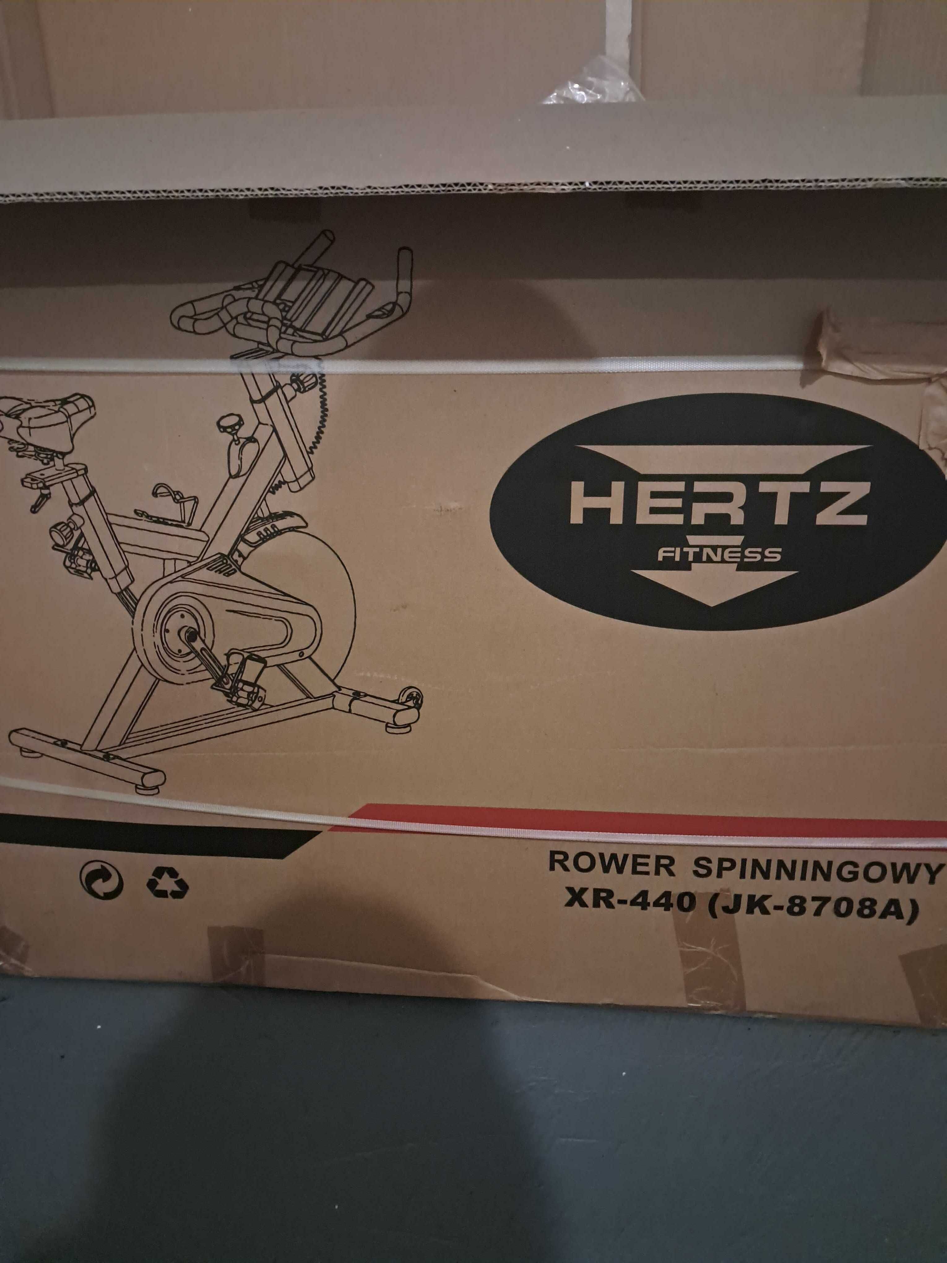 Rower spinningowy Hertz XR-440 + dwa rodzaje pedałów + buty