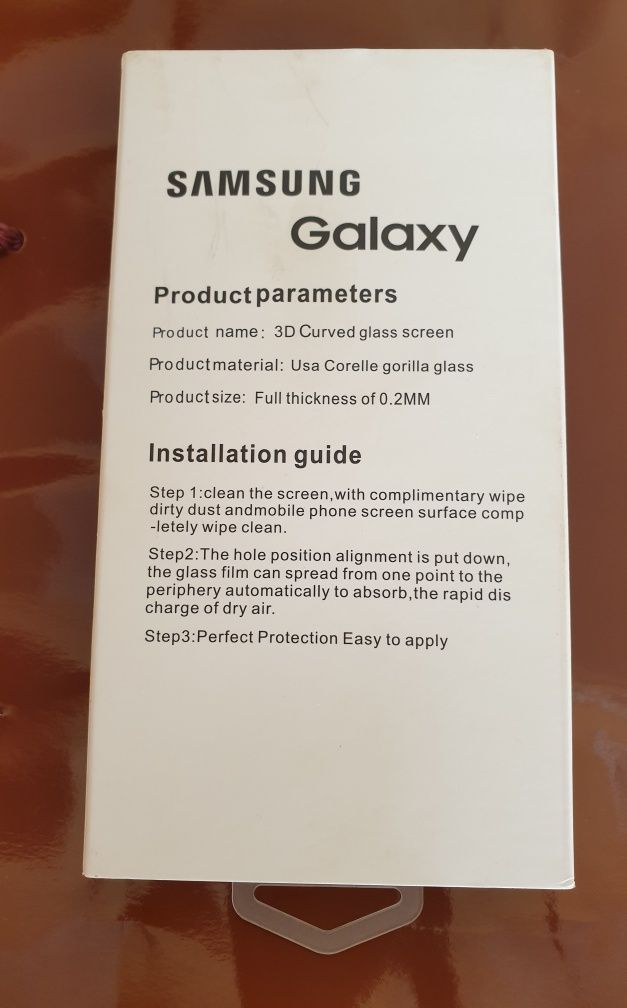 Vidro temperado Samsung Galaxy S8 Edge