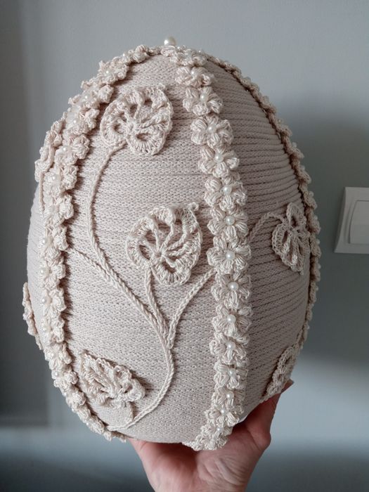 Jajo wielkanocne 3D boho