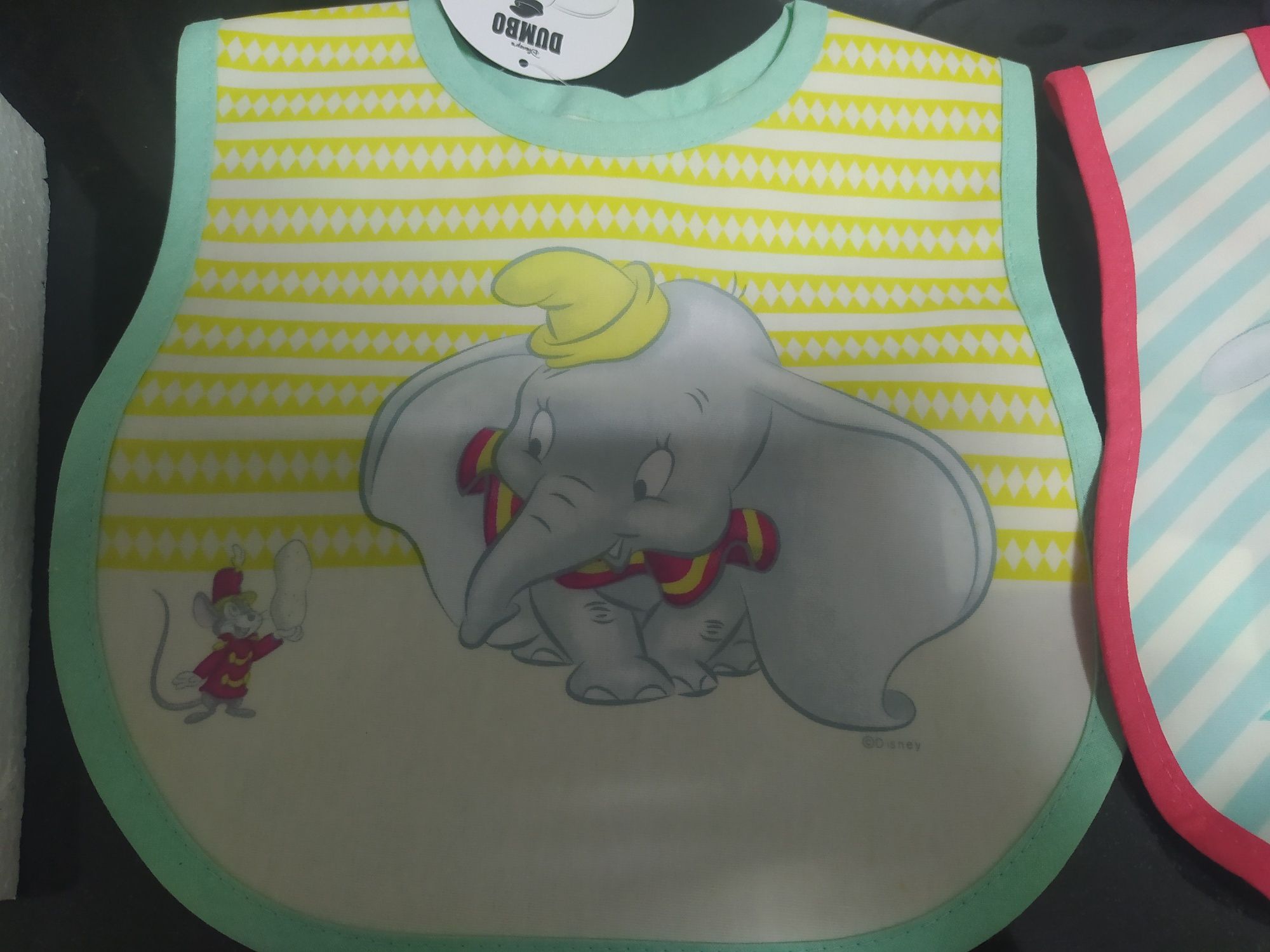 Placa e babete dumbo Disney