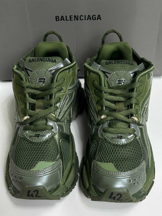 BALENCIAGA Runner кроссовки зеленые кеди кросівки зелені 43 41 42 40