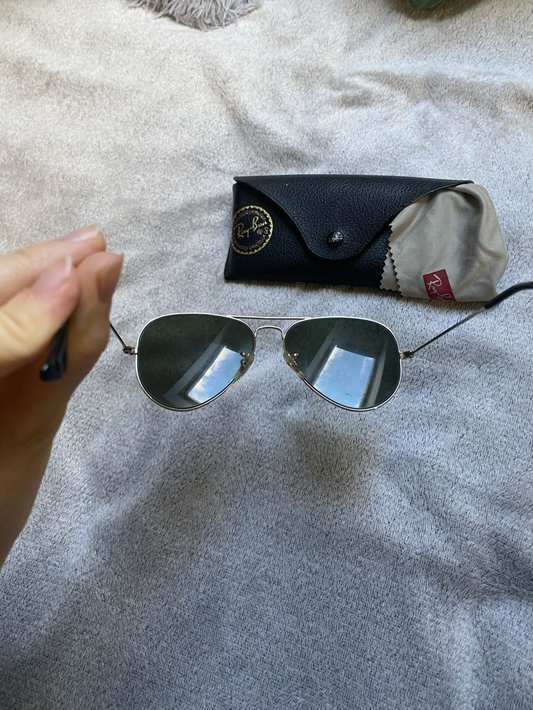 Oryginalne okulary Ray Ban aviator large metal RB3025 +pudelko