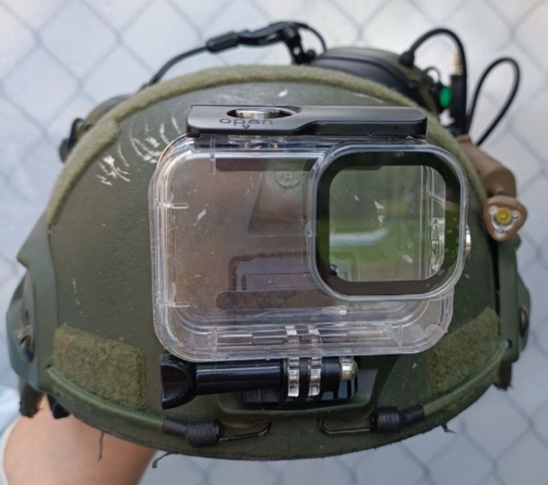 Крепление алюминиевое на NVG платформу + Аквабокс GoPro 9/10/11/12/13