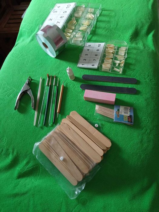 Vários acessórios estética - manicure e tratamento corporal/depilação