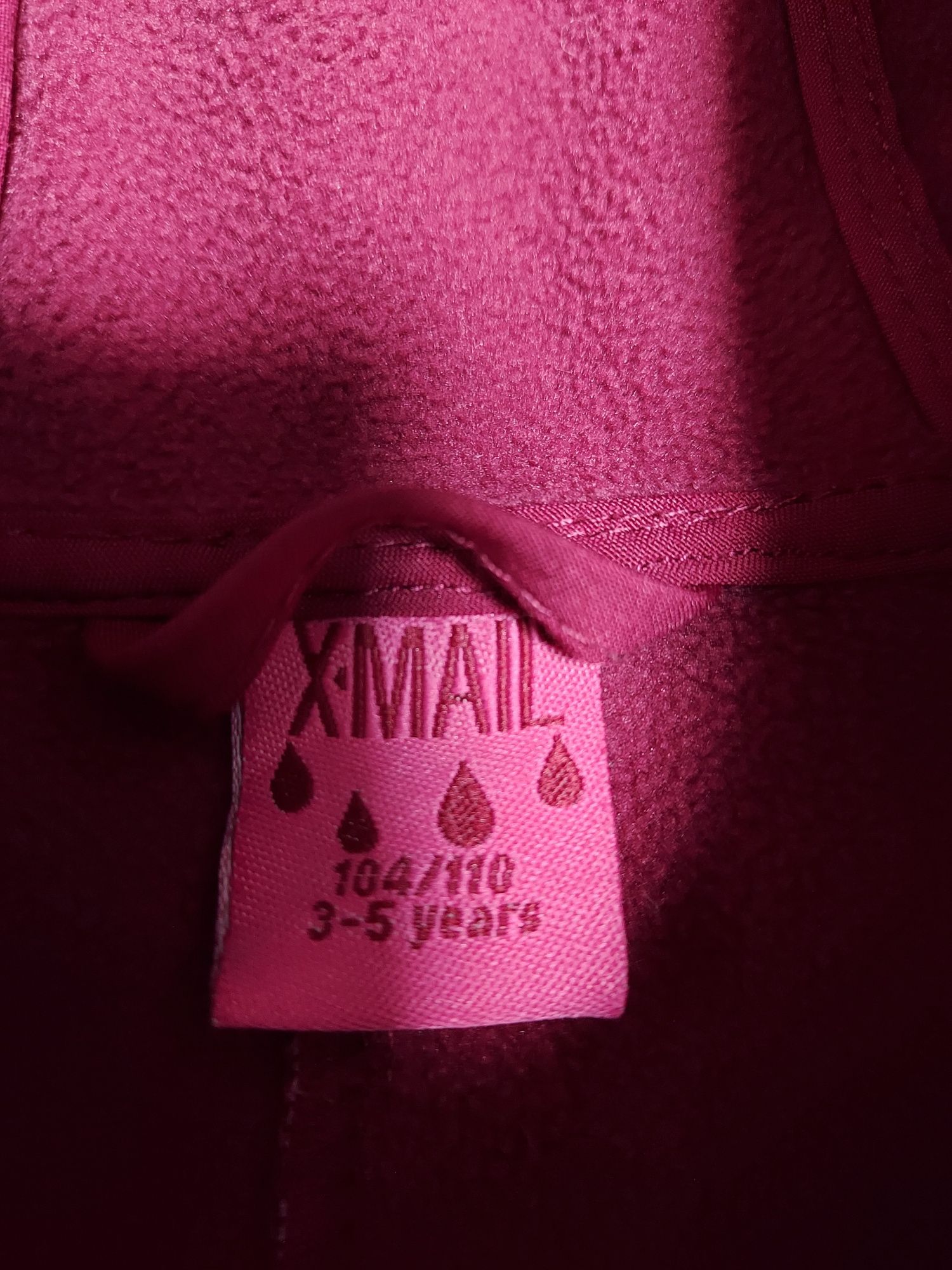 Kombinezon Softshell X-Mail roz.104-110 przeciwdeszczowy