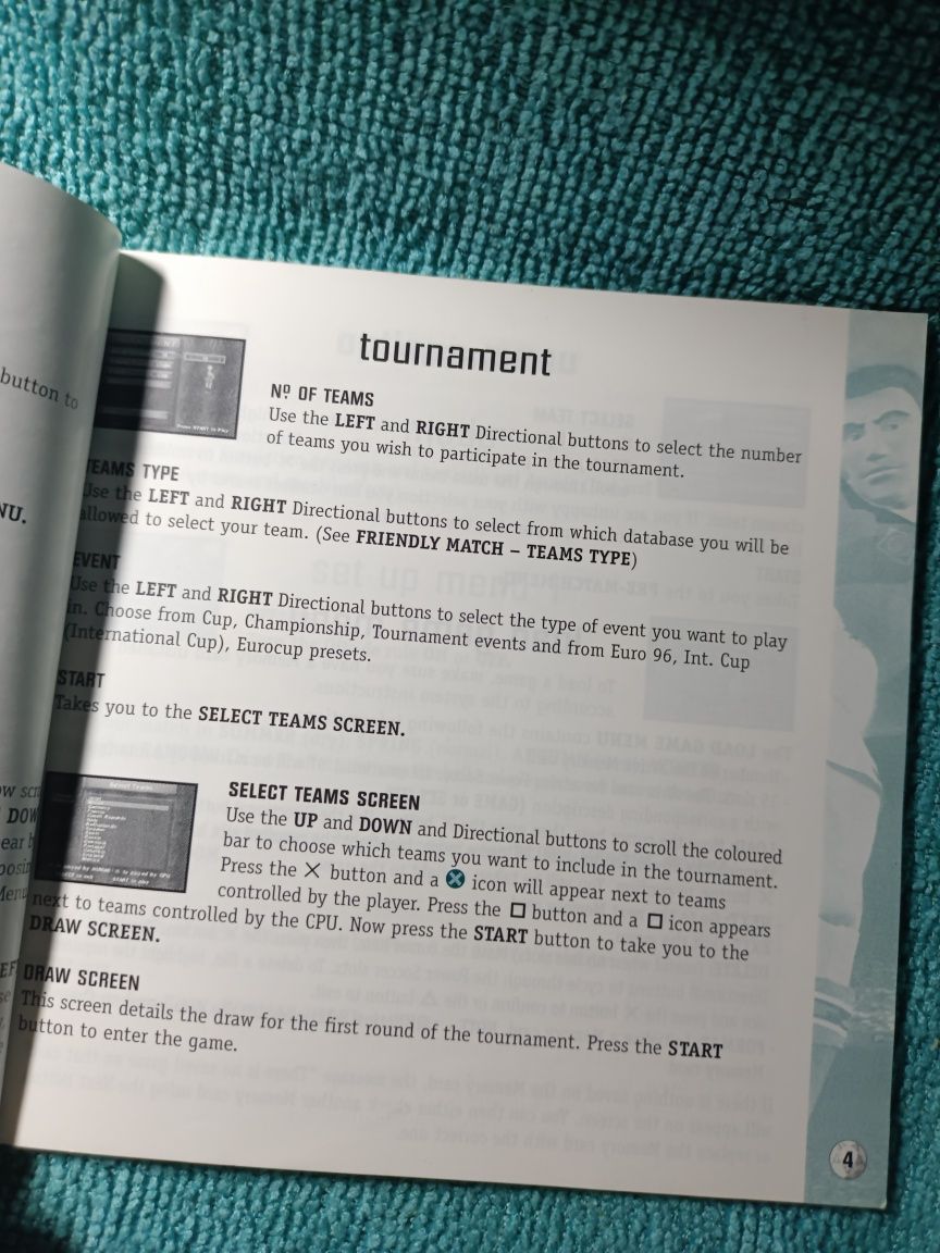 Adidas power soccer international '97 psx ps1 Książeczka Manual