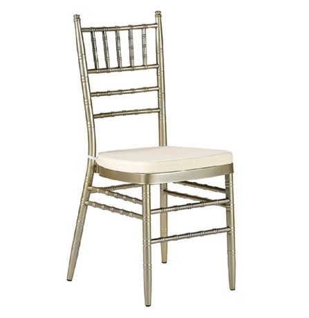 Krzesła CHIAVARI -kolor szampański -wypożyczalnia, wynajem krzeseł