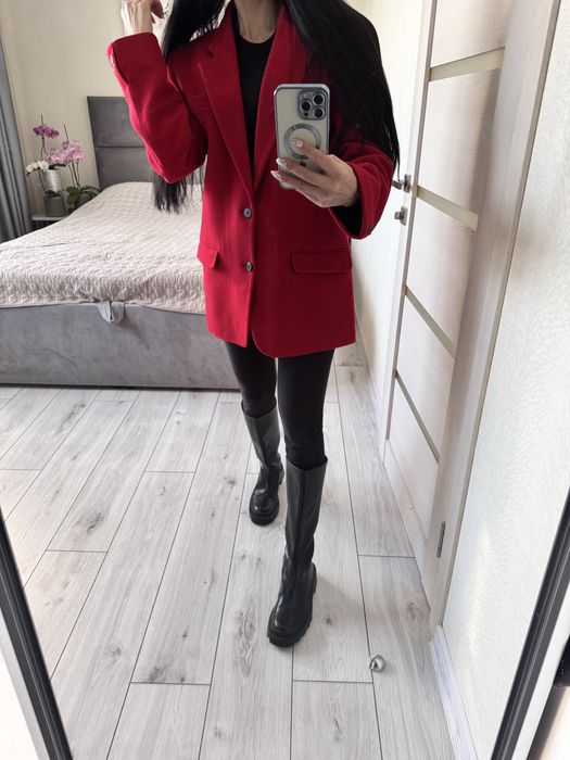 Шерстяний піджак пальто, підійде на с-м