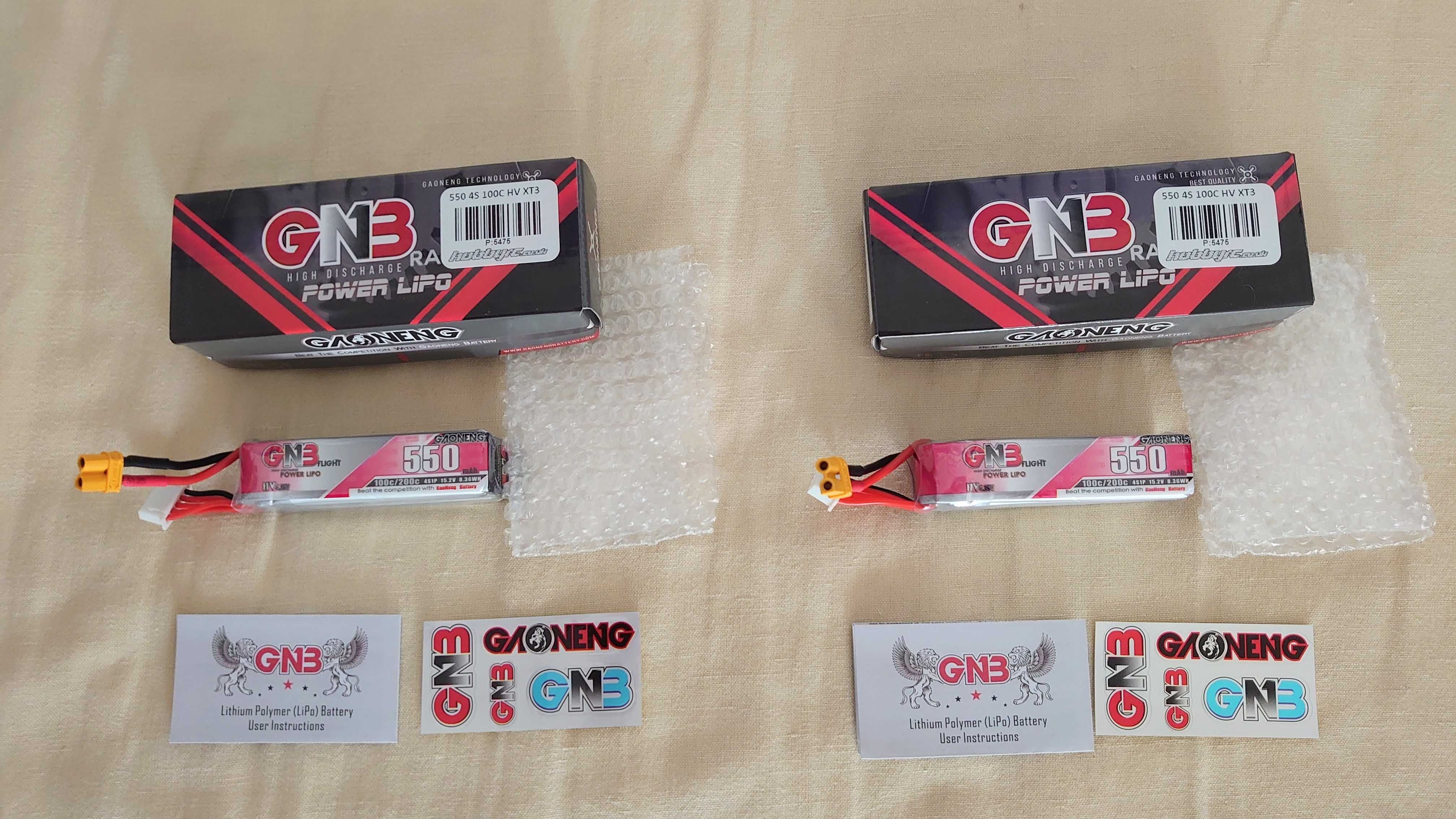 Baterias Lipo Gaoneng (GNB) 550mAh 4S HV (XT30)